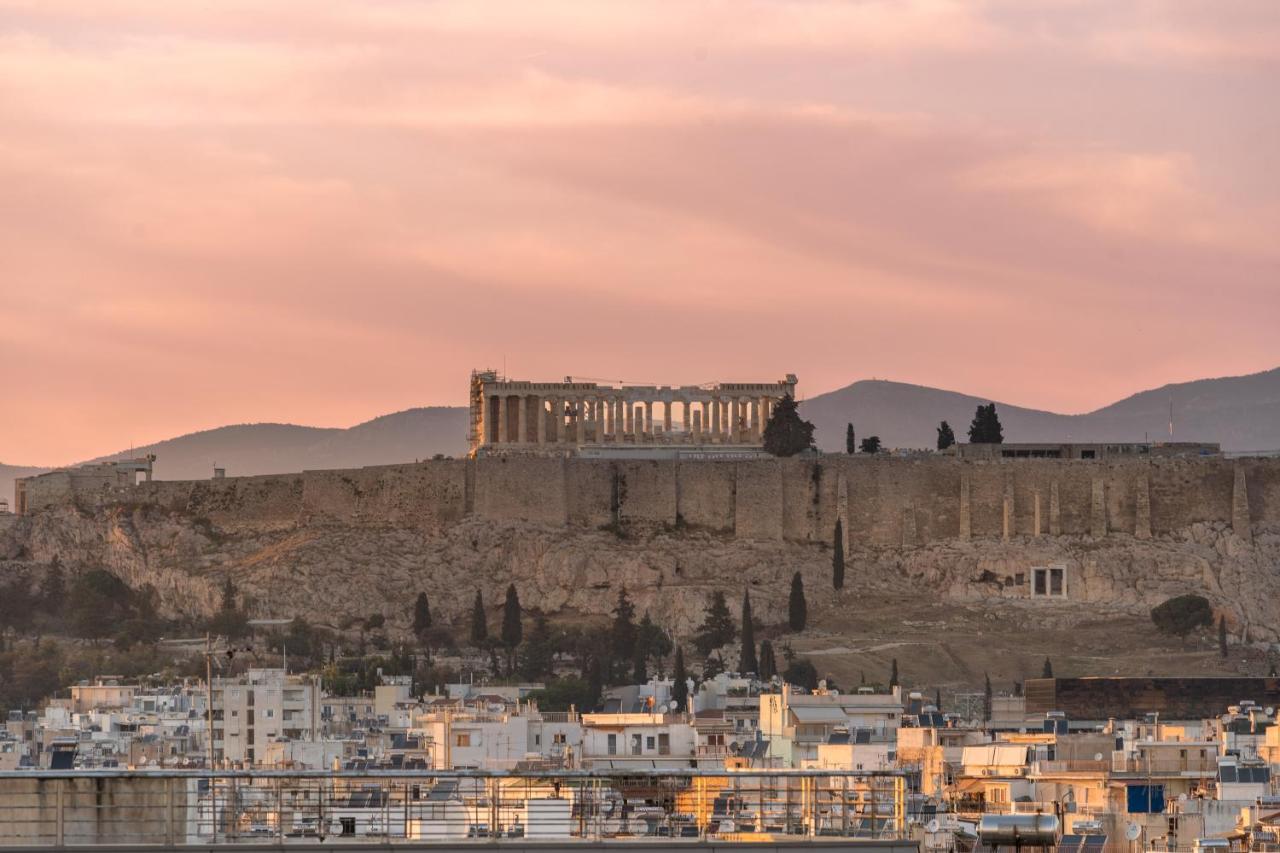 Sunny Penthouse W/ Acropolis View Next To Metro Apartment Athens Ngoại thất bức ảnh
