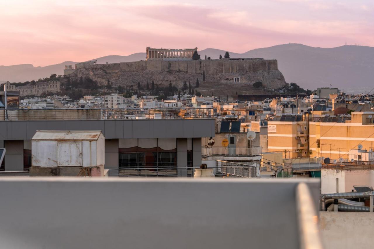 Sunny Penthouse W/ Acropolis View Next To Metro Apartment Athens Ngoại thất bức ảnh