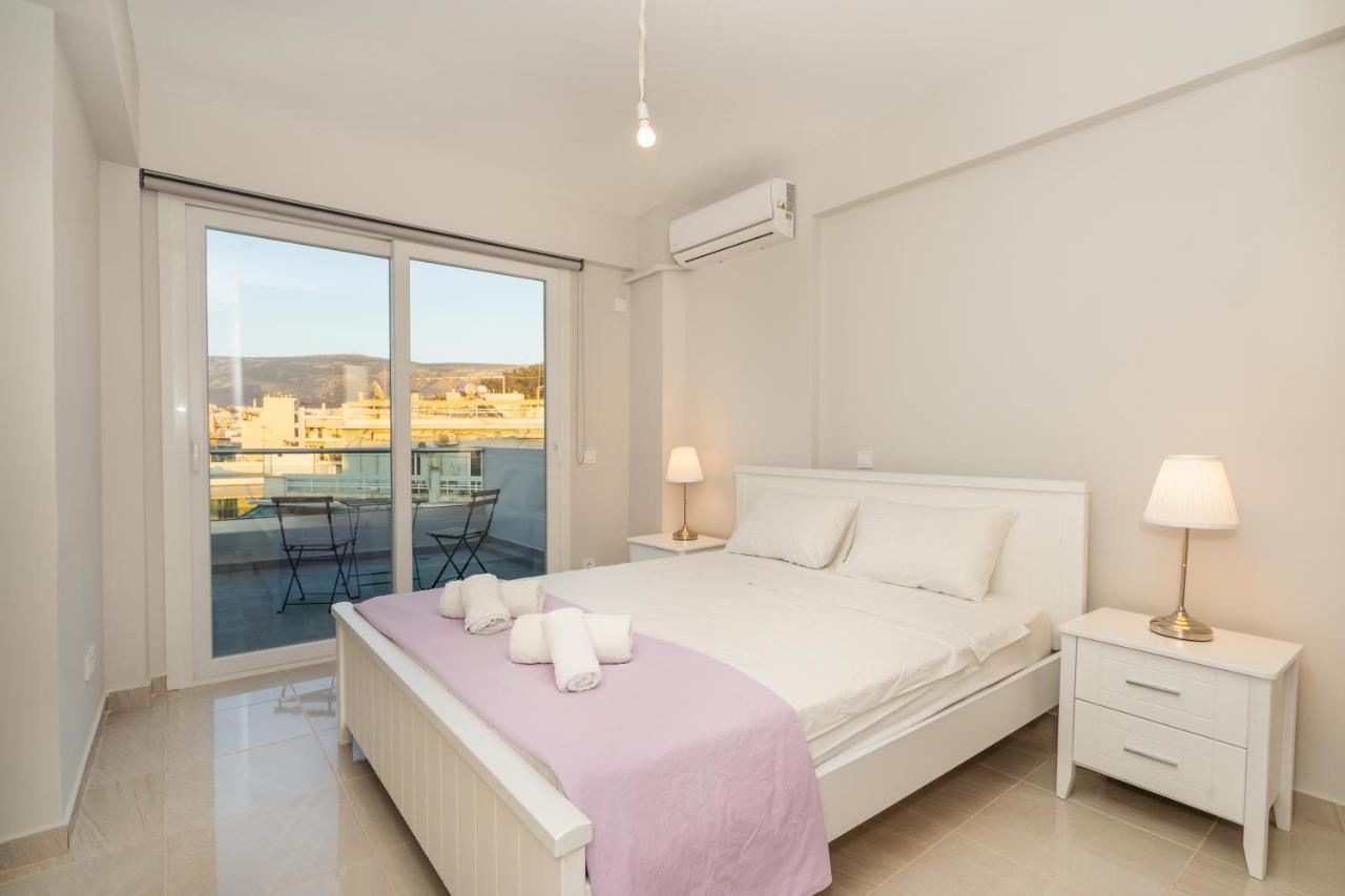 Sunny Penthouse W/ Acropolis View Next To Metro Apartment Athens Ngoại thất bức ảnh