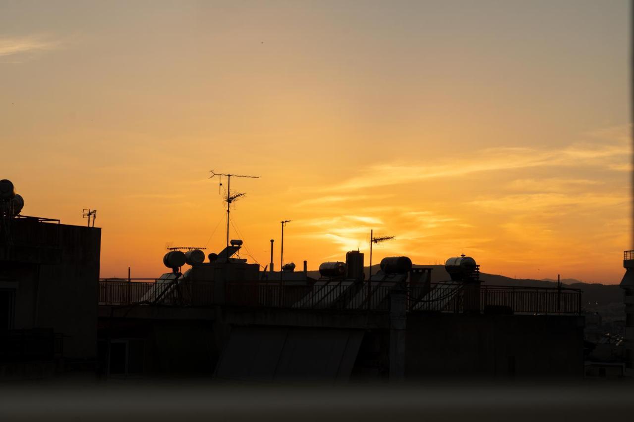 Sunny Penthouse W/ Acropolis View Next To Metro Apartment Athens Ngoại thất bức ảnh