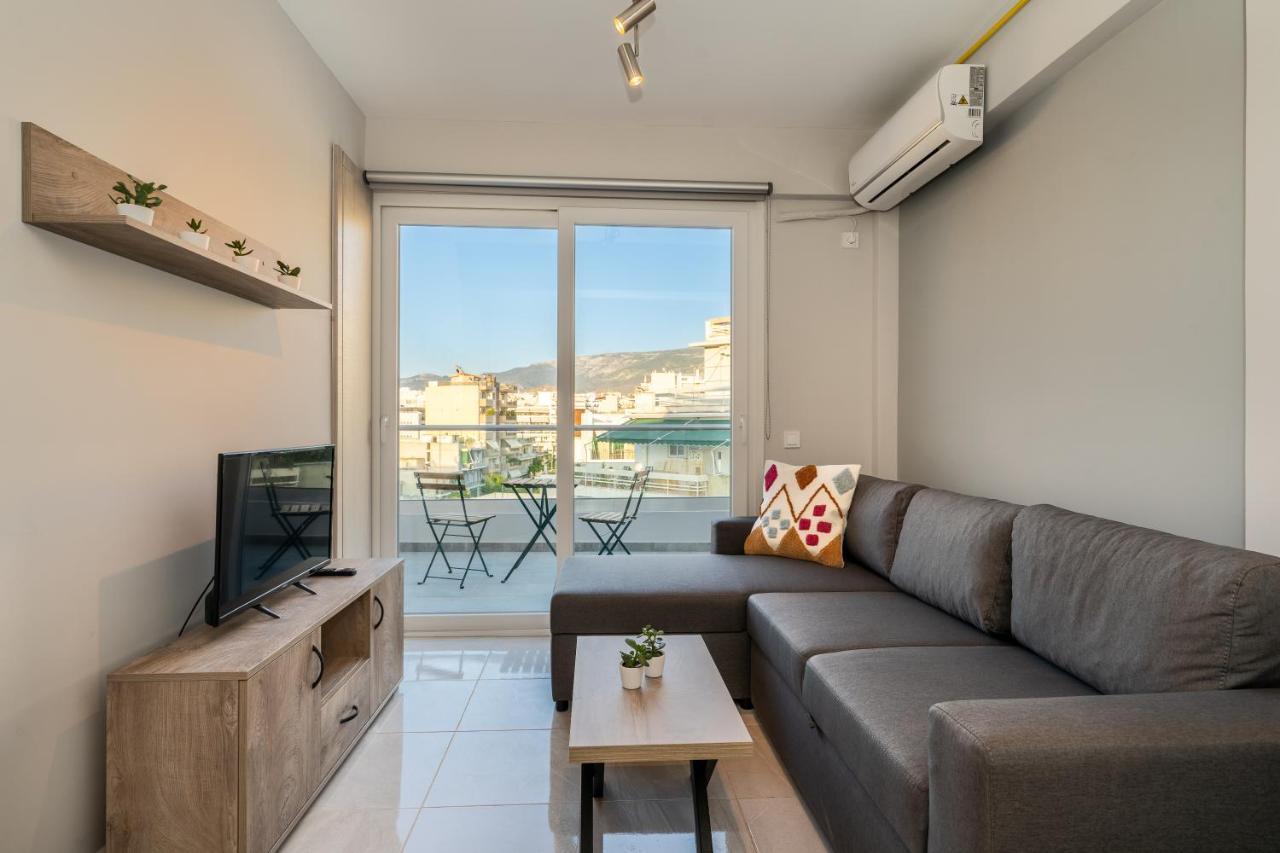 Sunny Penthouse W/ Acropolis View Next To Metro Apartment Athens Ngoại thất bức ảnh